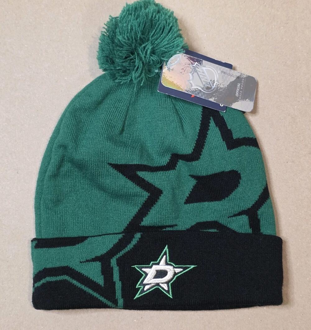 Dallas Stars NHL Authentic Pro Fanatics Beanie NWT Knit Logo Embroidered Patch